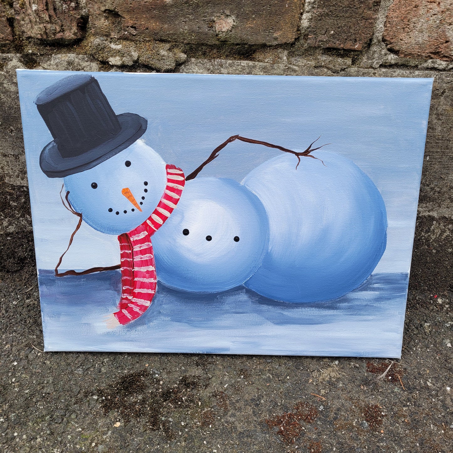 11.06.25 6pm - Snowman Paint Class - Cancer Treatment Fundraiser for Tom at High Steel Brewery