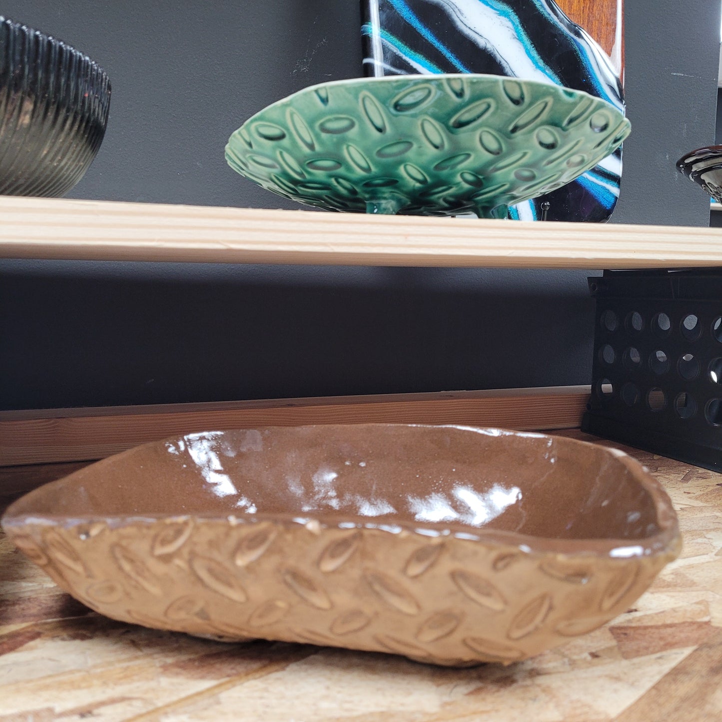 01.03.26 1pm Textured Serving Bowl Clay Class