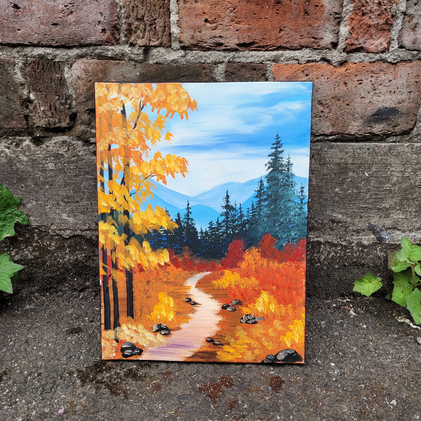 11.01.25 1pm Fall Forest Walk Paint Class