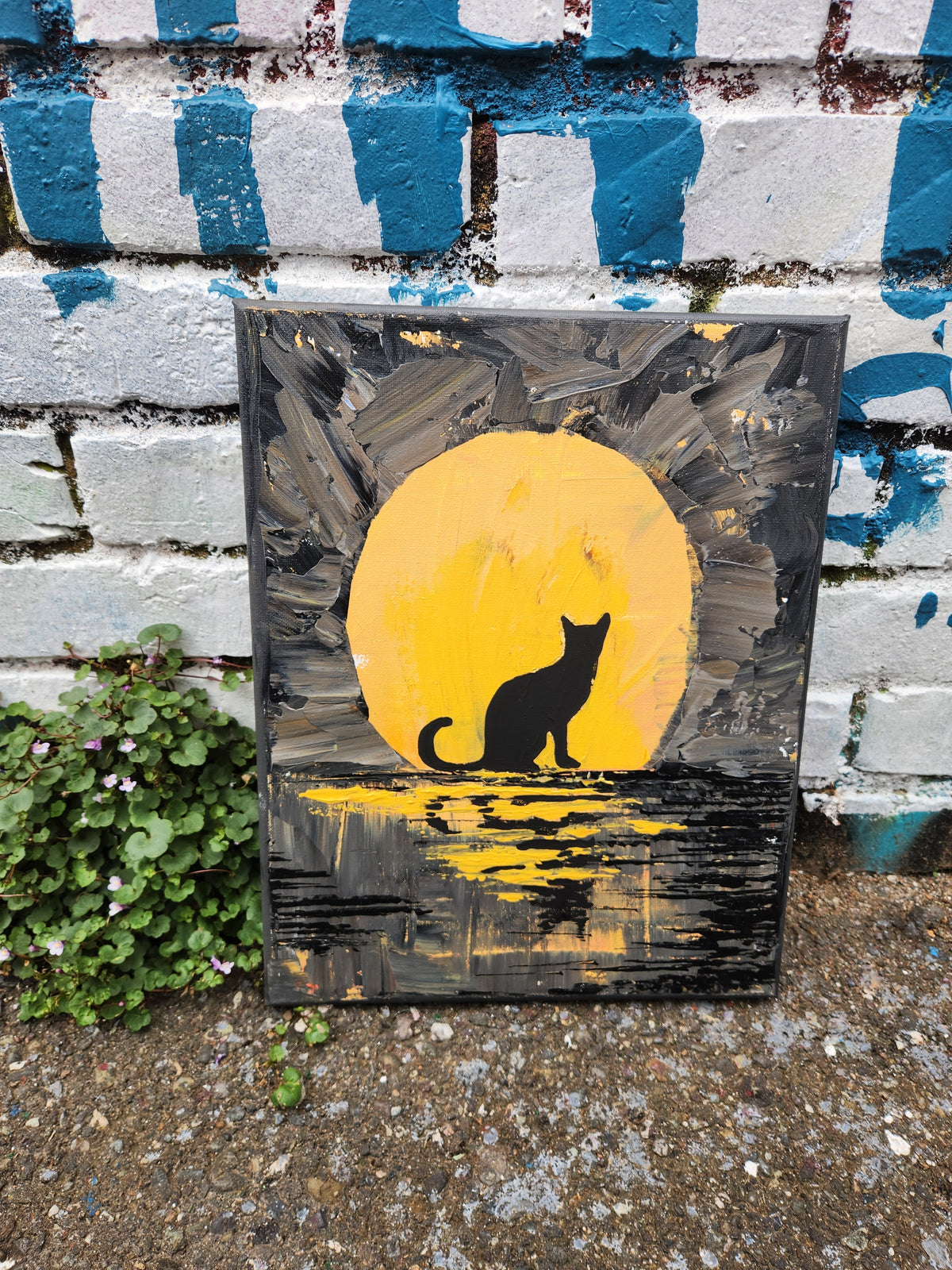 11.13.26 6pm Friday the 13th Abstract Cat Paint Class