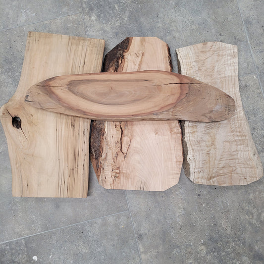 4.11.26 3pm Resin Charcuterie Boards - Slab Wood