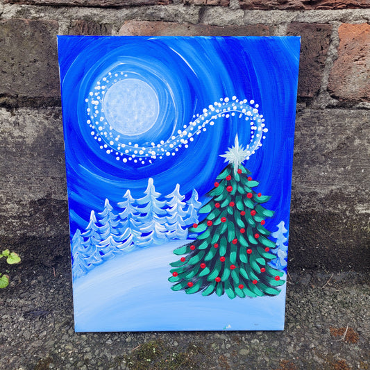 12.20.25 3pm Oh Christmas Tree Paint Class