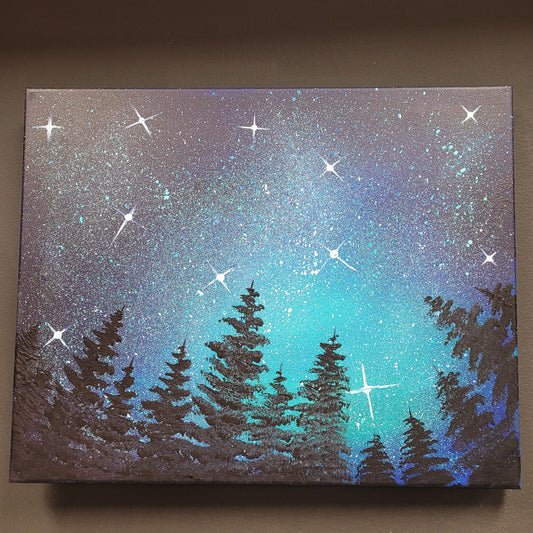 03.19.25 6pm Illuminated Night Sky Paint Class