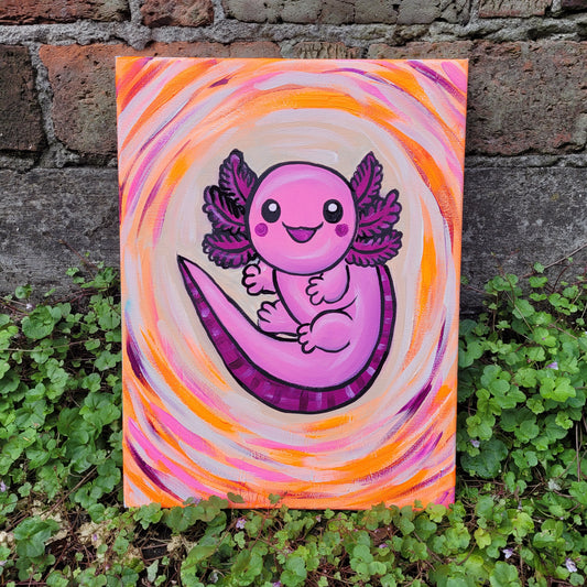 7.09.25 6pm Axolotl Paint Class