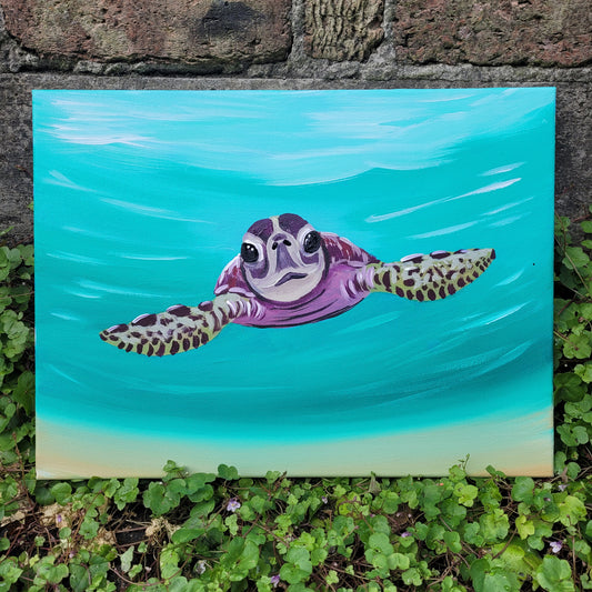 8.20.25 6pm Sea Turtle Paint Class