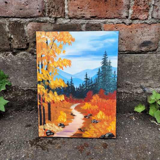 11.01.25 1pm Fall Forest Walk Paint Class