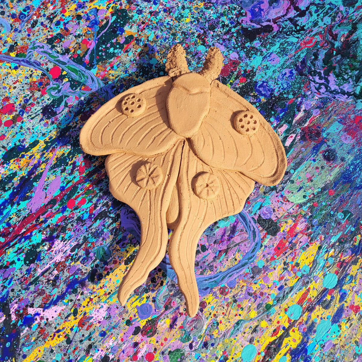 09.16.26 6pm Luna Moth Wall Hanging Ceramics Class