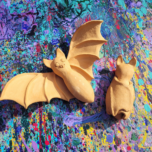 9.12.26 2pm Bat Wall Hangers - Ceramic Handbuilding Class