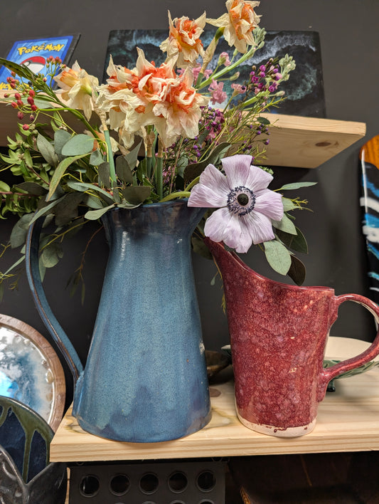 5.30.26 11 am Water Pitcher - Ceramic Slab Building Class