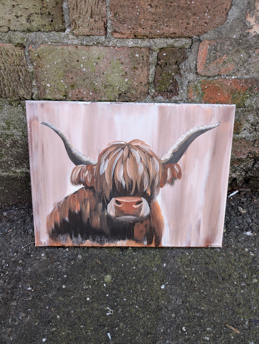 6.19.26 6pm Highland Cow Paint Class