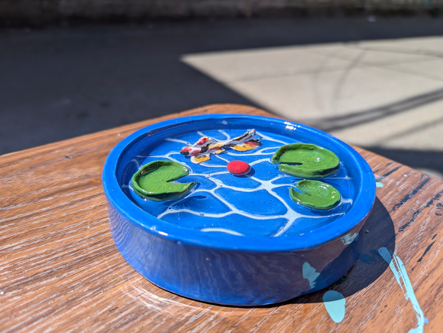 7.1.26 2pm KIDS Ceramic and Resin Koi Pond Trinket Tray (age 6+)