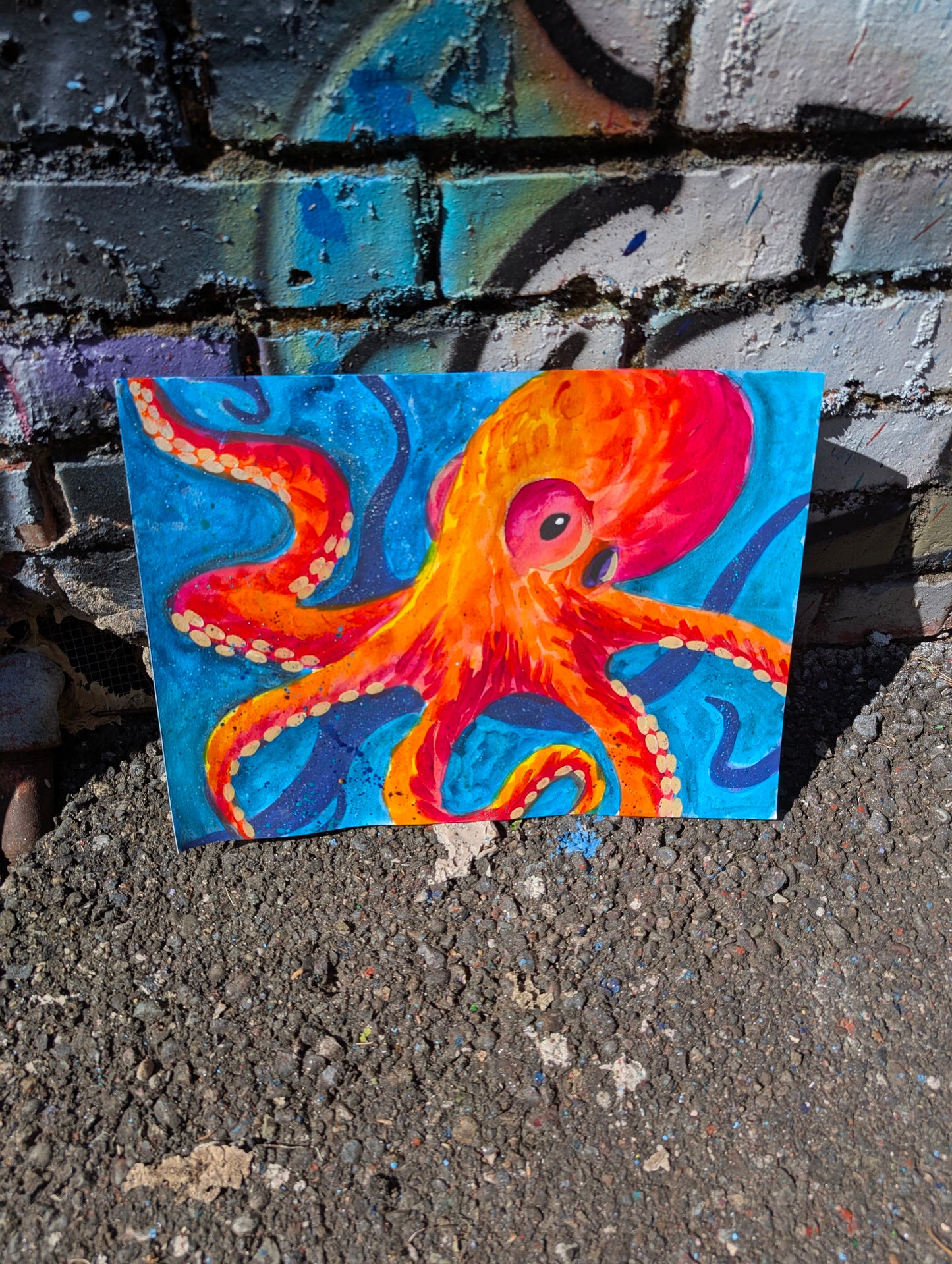 8.19.26 6pm "Watercolor" Octopus Paint Class with Nicole