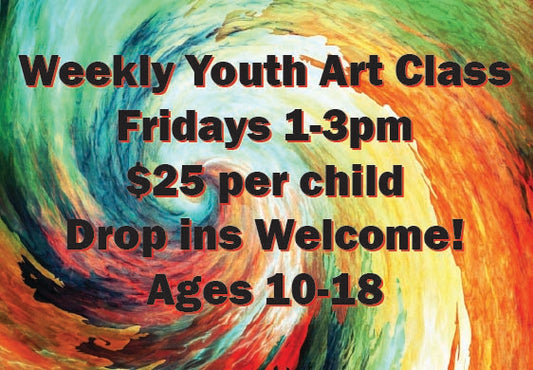 1-3 Fridays - Weekly Youth Art Club