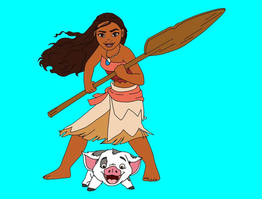 8.21.26 6pm August Kids Club -  Moana Painting