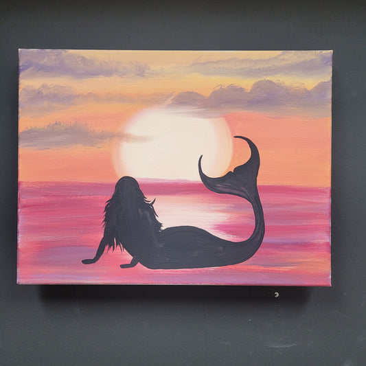 02.27.26 6pm Mermaid Sunset Paint Class